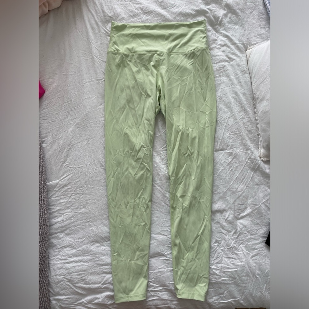 Lime green active leggings
